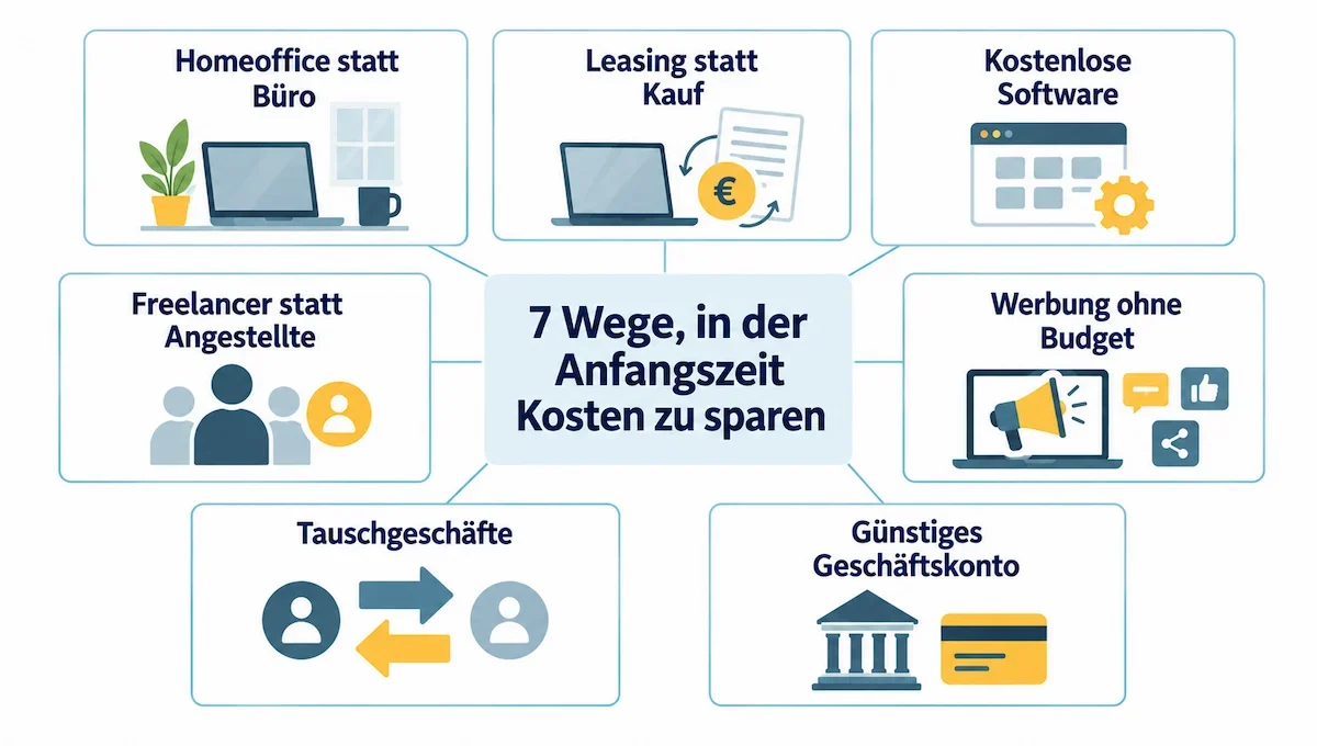 7 Wege, in der Anfangszeit Kosten zu sparen (2)