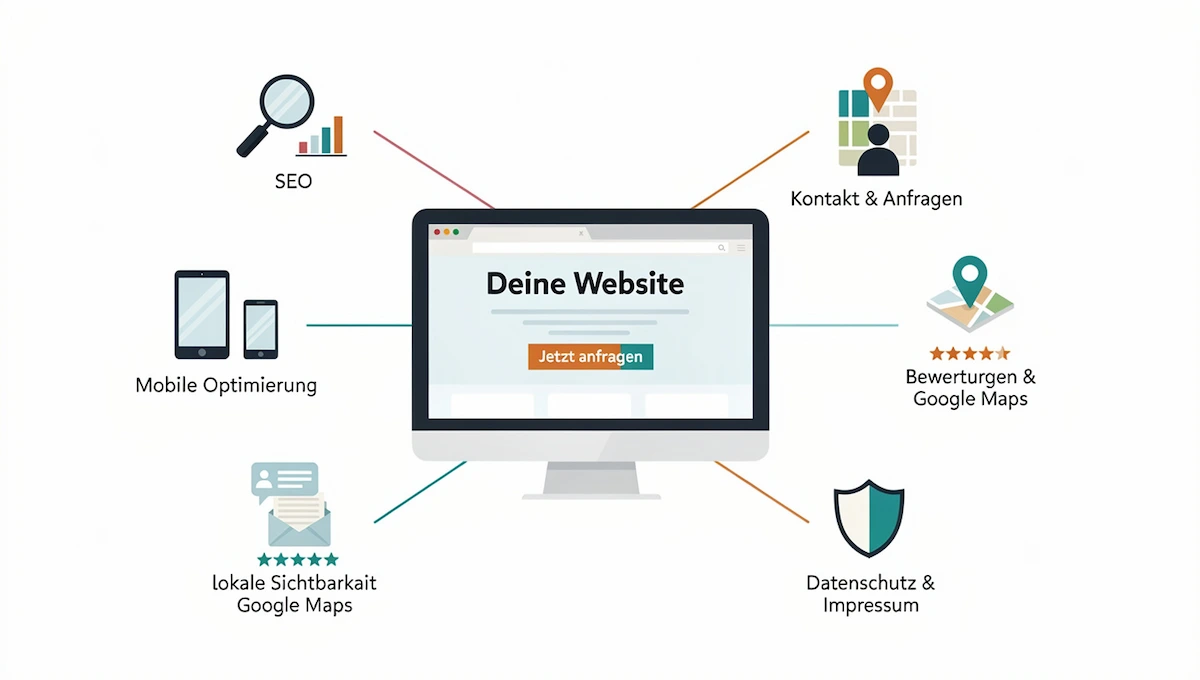 Die Website als Zentrale deines Online-Marketings