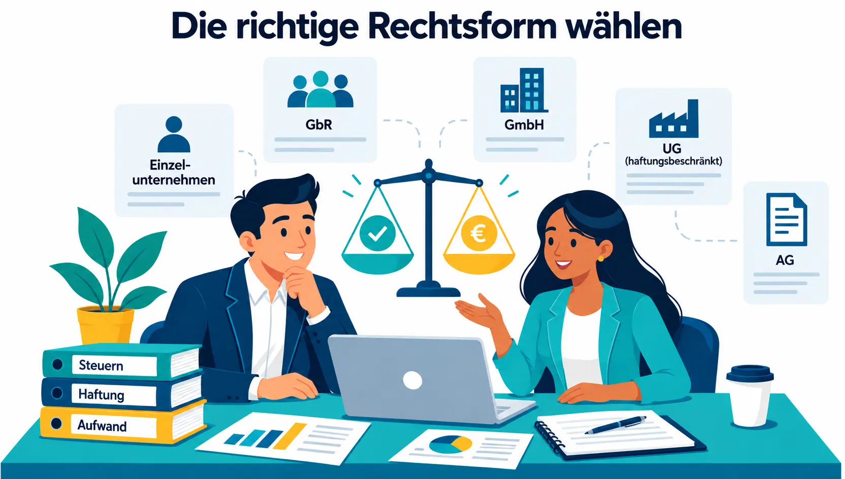 Die richtige Rechtsform wählen