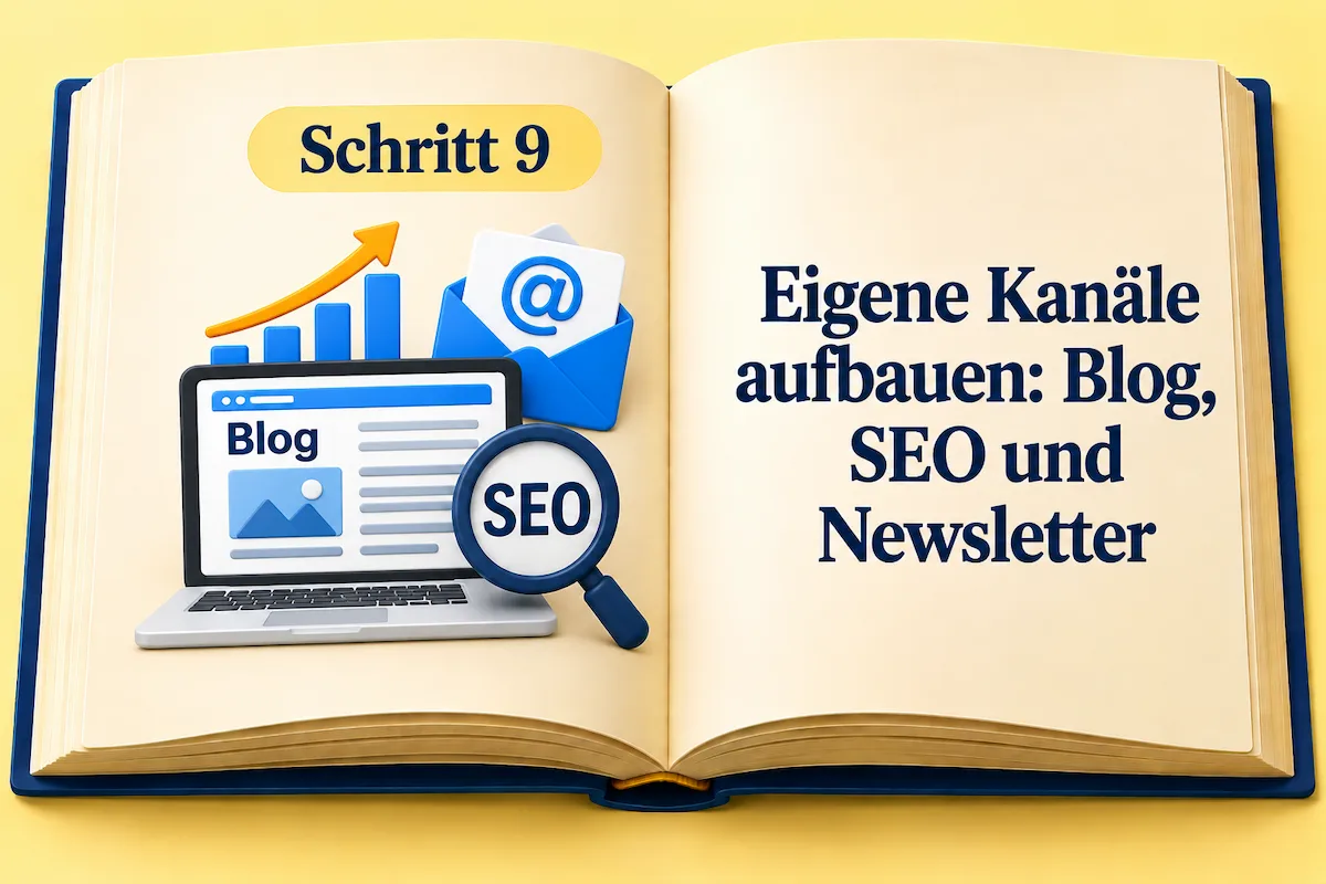 Eigene Kanäle aufbauen Blog, SEO und Newsletter