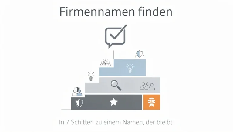 Firmennamen finden In 7 Schritten zu einem Namen, der bleibt
