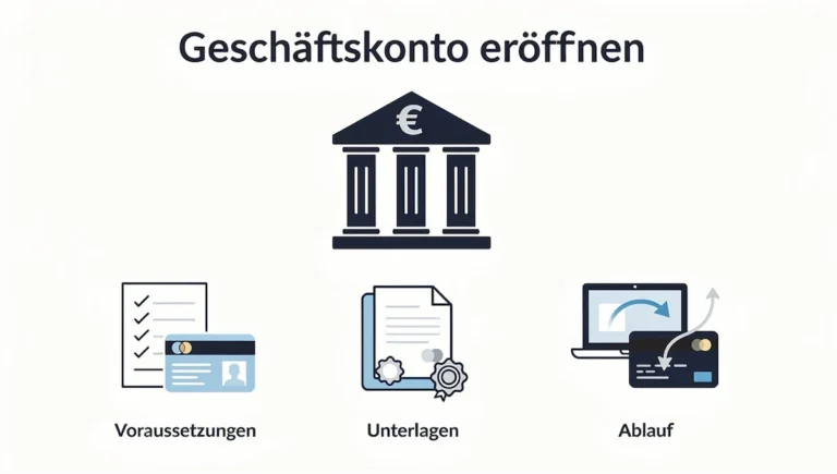 Geschäftskonto eröffnen Voraussetzungen, Unterlagen und Ablauf
