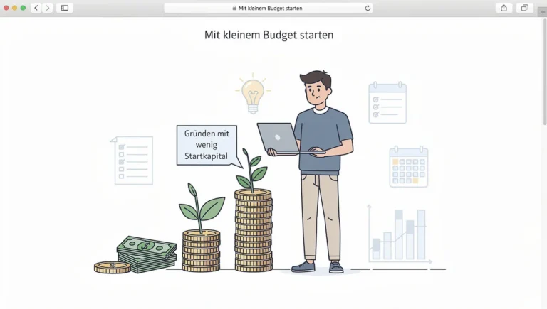 Gründen mit wenig Startkapital