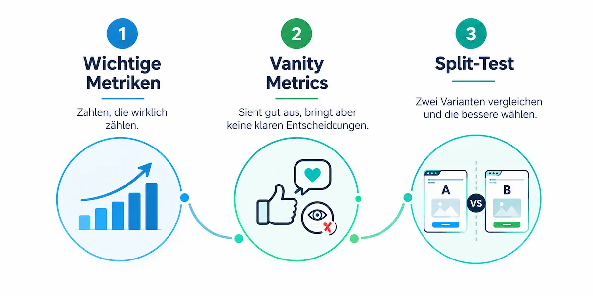 Messen mit den richtigen Zahlen Metriken, Vanity Metrics und Split-Test