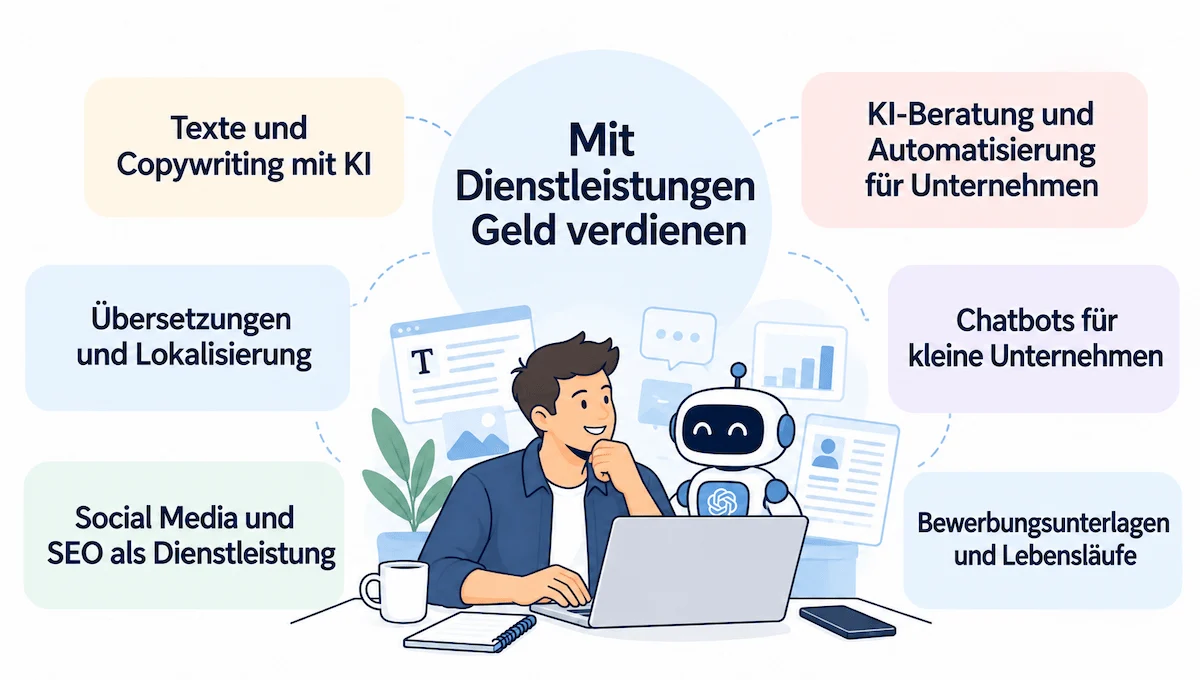 Mit Dienstleistungen Geld verdienen