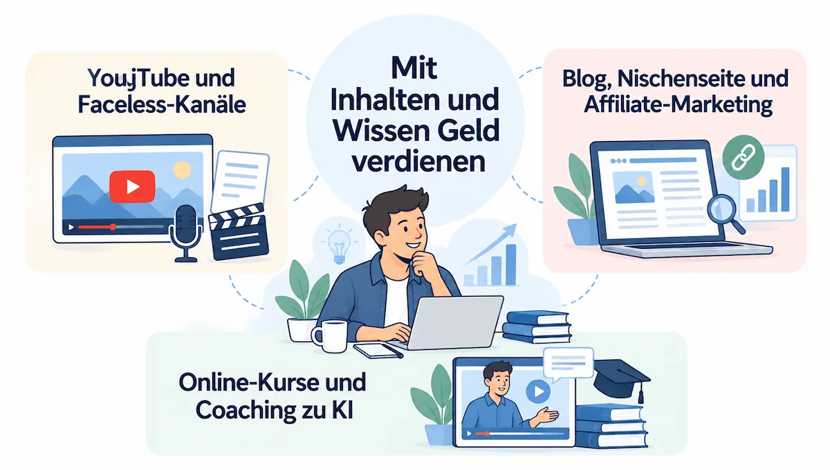 Mit Inhalten und Wissen Geld verdienen