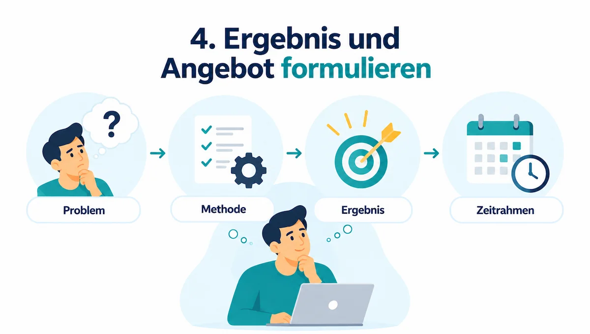 Ergebnis und Angebot formulieren