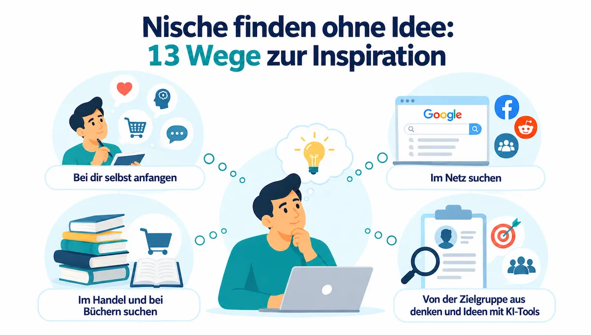 Nische finden ohne Idee 13 Wege zur Inspiration