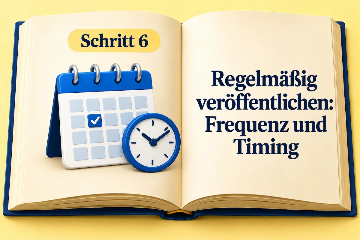 Regelmäßig veröffentlichen Frequenz und Timing