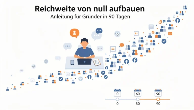 Reichweite von null aufbauen Anleitung für Gründer in 90 Tagen