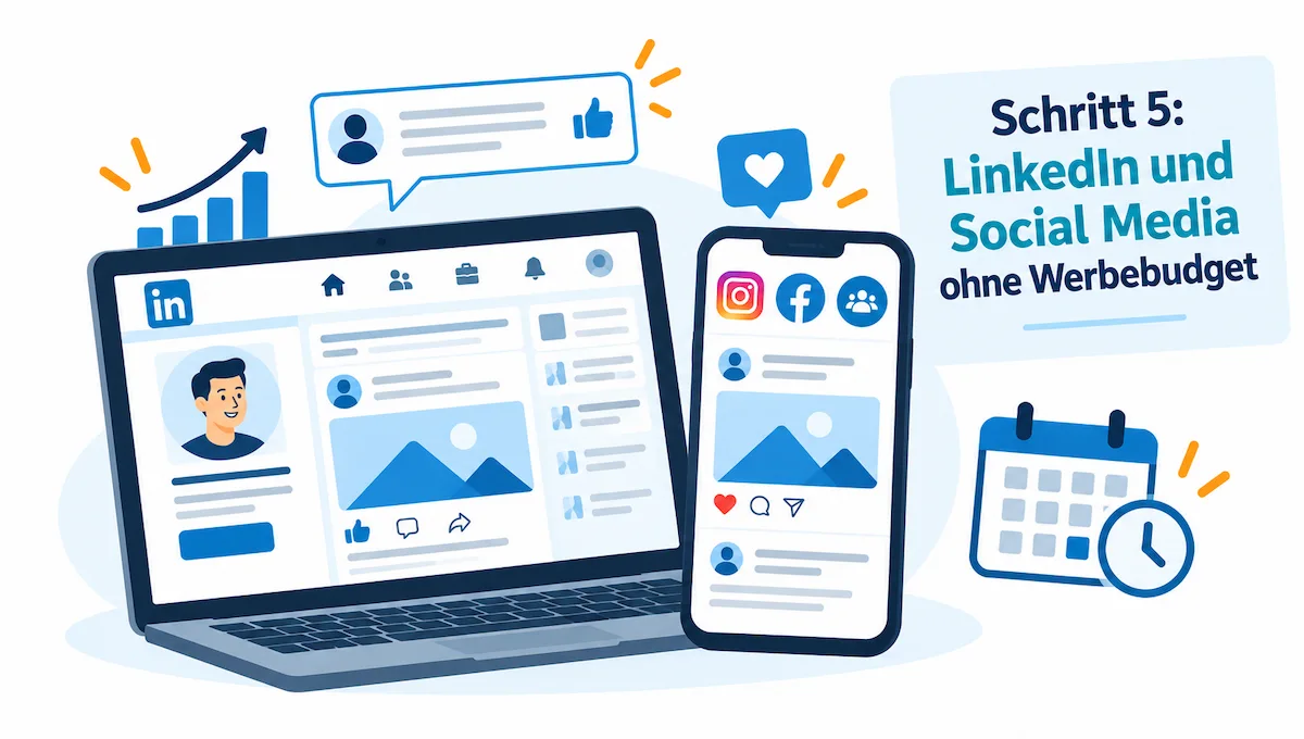 Schritt 5 LinkedIn und Social Media ohne Werbebudget