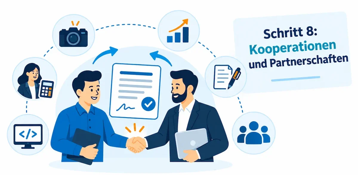 Schritt 8 Kooperationen und Partnerschaften