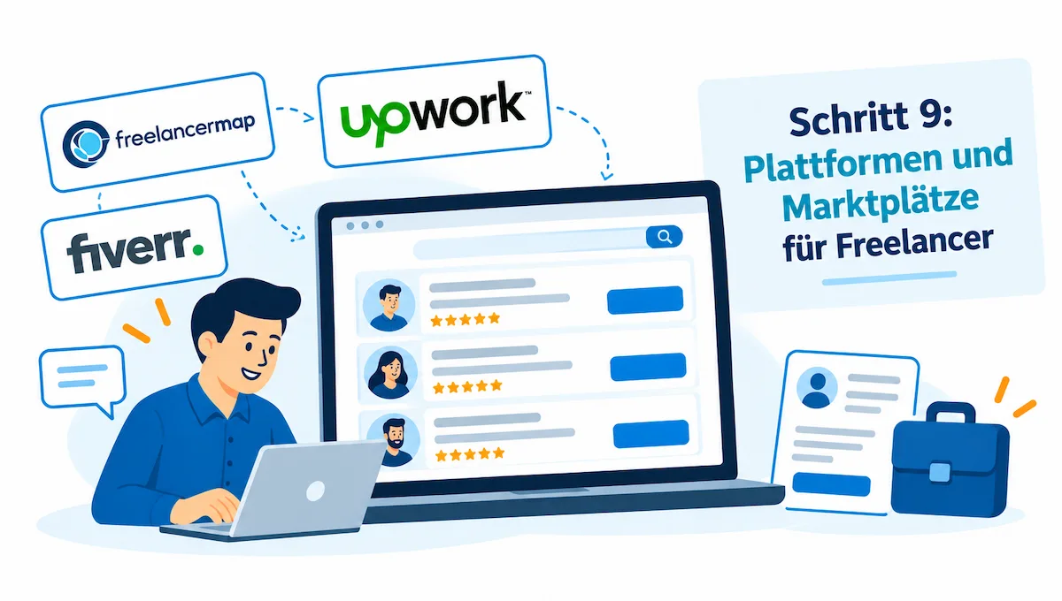 Schritt 9 Plattformen und Marktplätze für Freelancer