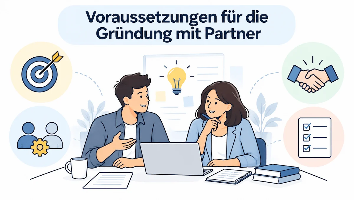 Voraussetzungen für die Gründung mit Partner