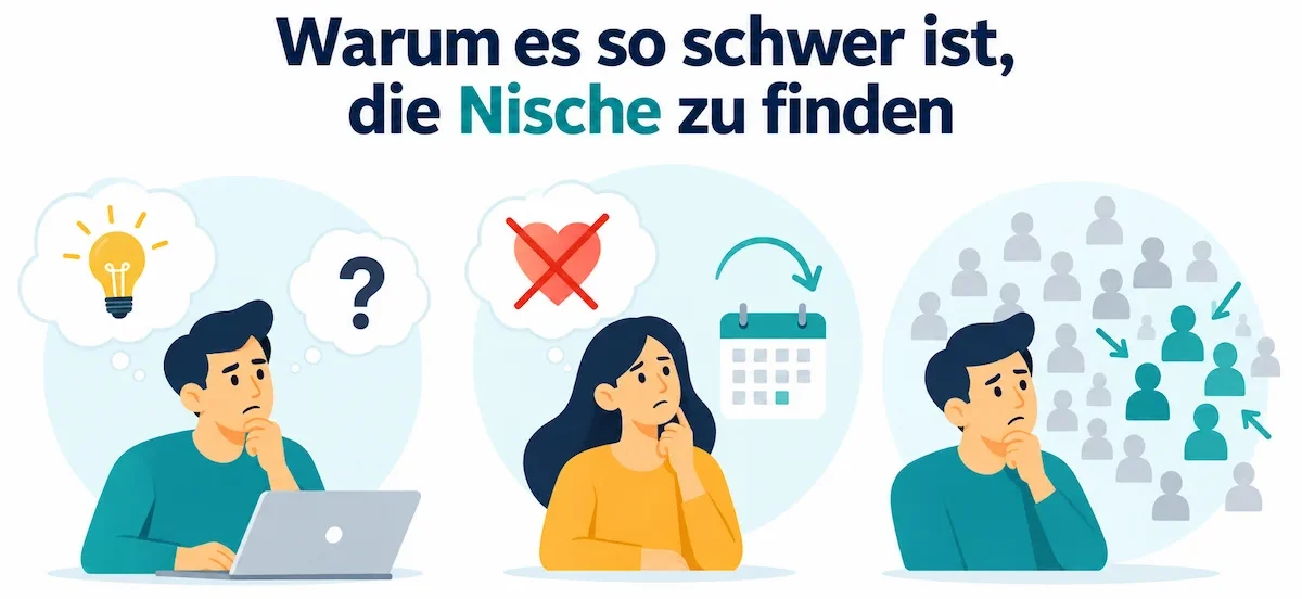 Warum es so schwer ist, die Nische zu finden