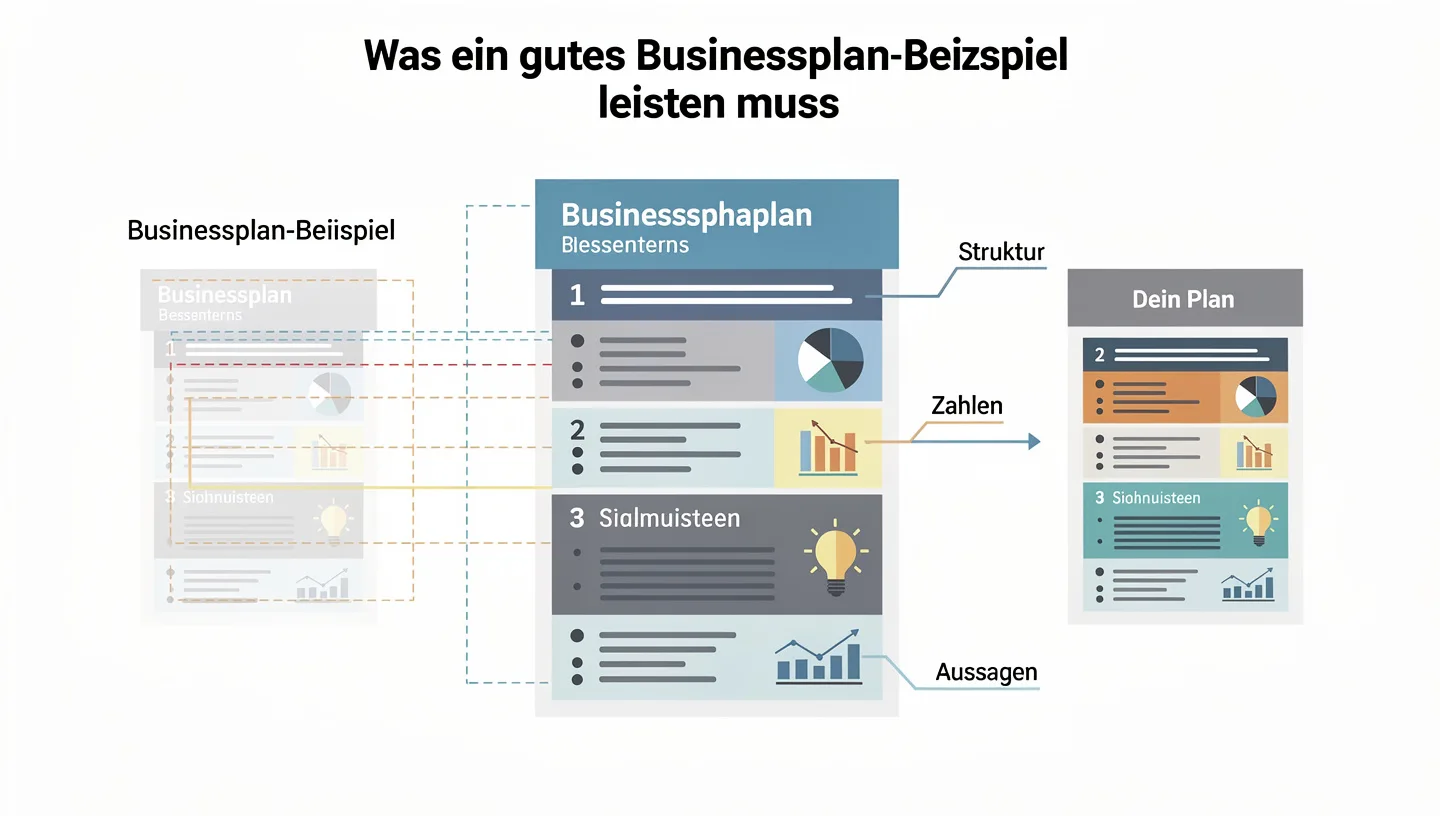 Was ein gutes Businessplan-Beispiel leisten muss
