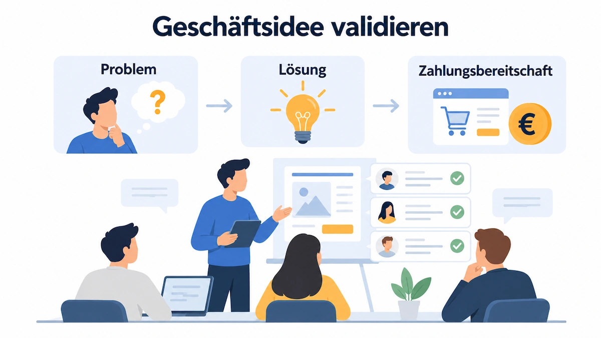 Was heißt „Geschäftsidee validieren“