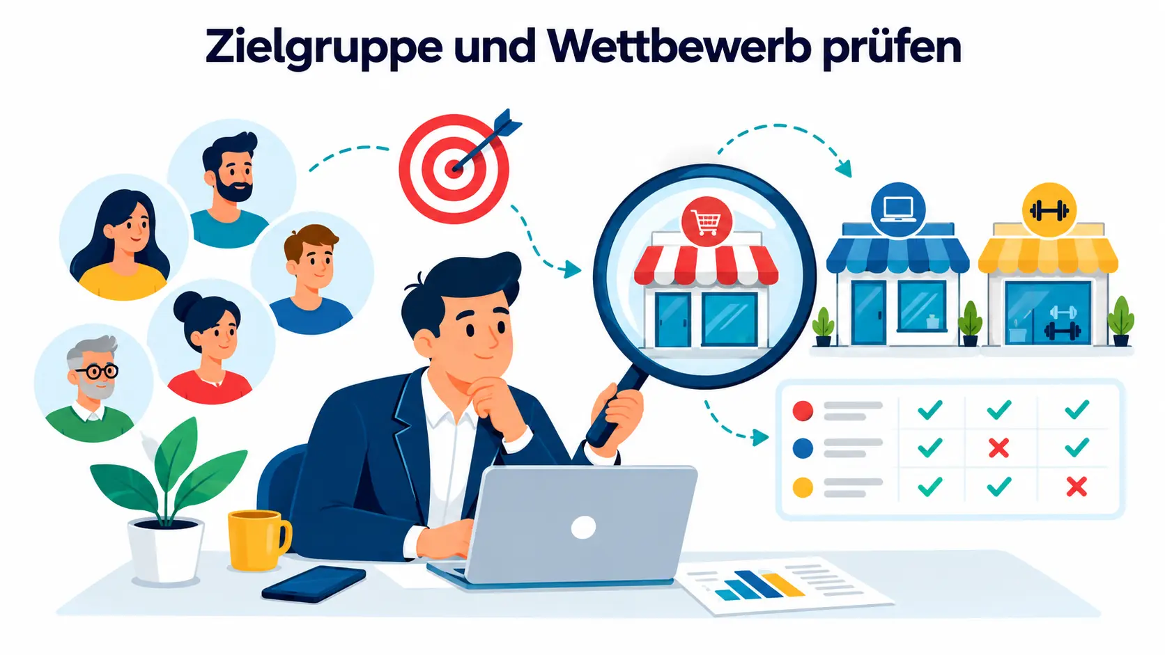 Zielgruppe und Wettbewerb prüfen